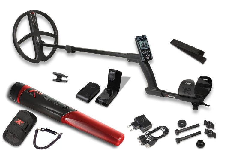 Metalldetektor XP DEUS X35 28cm Spule und MI-6 Pinpointer