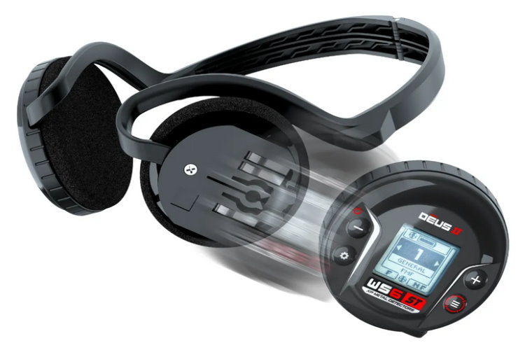 WS6 Stereo Funkkopfhörer für den Metalldetektor XP DEUS II