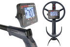 Metalldetektor XP Icon mit 28cm Suchspule mit Display, Rückansicht & Teleskopstange