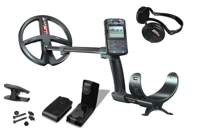 Metalldetektor XP DEUS II Komplettset mit Funkkopfhörer WSA2 und 22.5cm Spule