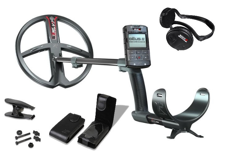 Metalldetektor XP DEUS II Komplettset mit Funkkopfhörer WSA2 und 28cm Spule